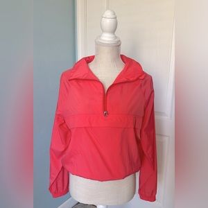 VICTORIA'S SECRET On Point Hottie Coral Pink Windbreaker